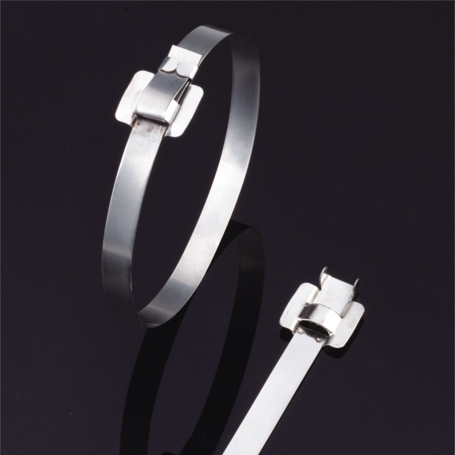 Bridas para cables de acero inoxidable: bridas liberables sin recubrimiento