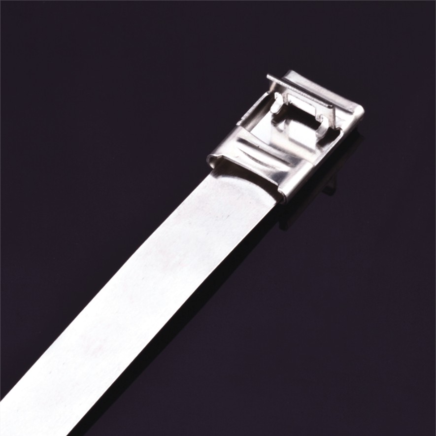 Bridas para cables de acero inoxidable: bridas sin recubrimiento tipo F