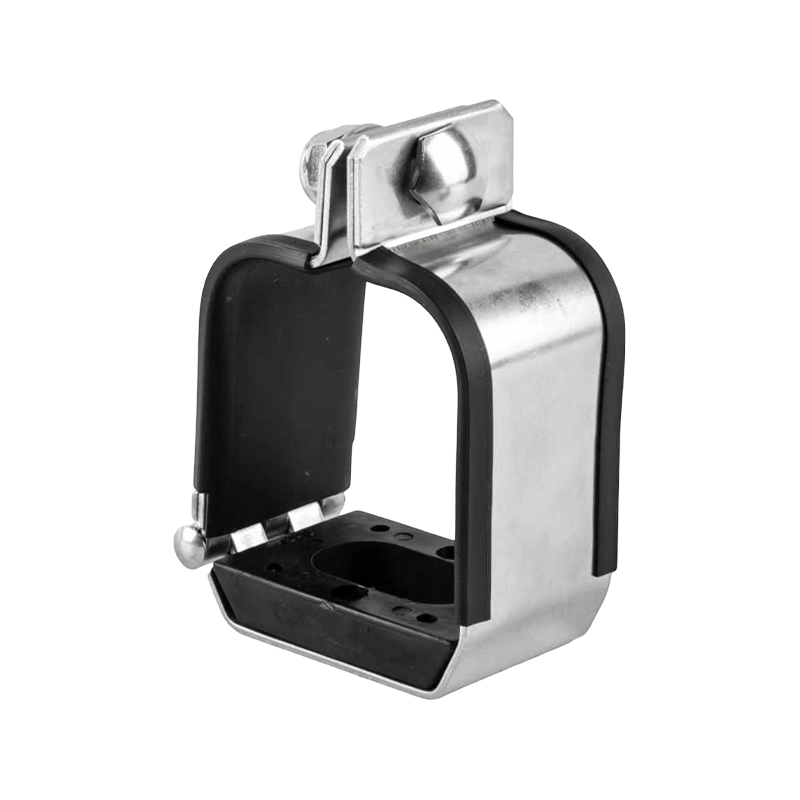 Abrazaderas de cable cuádruples de acero inoxidable 316 para gestión de cables